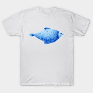 Blue watercolor fish T-Shirt